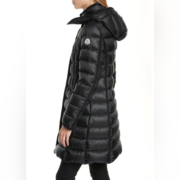 Authentic Moncler Hermine hooded down coat parka jacket, EXCELLENT condition - Picture 2 of 12